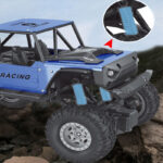Children's alloy remote control off-road vehicle four-way charging climbing car boy electric light toy car - Image 3