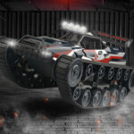 1:12 alloy remote-controlled tank car full-scale high-speed spray four-wheel drive off-road drift racing model toy - Image 3