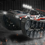 1:12 four-wheel drive high-speed drift spray track tank car stunt off-road climbing car alloy racing model - Image 3