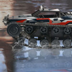 1:12 four-wheel drive high-speed drift spray track tank car stunt off-road climbing car alloy racing model - Image 5