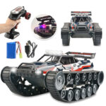1:12 four-wheel drive high-speed drift spray track tank car stunt off-road climbing car alloy racing model
