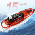 Children's high-speed remote control boat 2.4G wireless water sports speedboat boys and girls ship model electric toys - Image 4