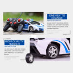 1023 4 Channels Remotely Deformed Car Police Model Car Toy Car - Image 17