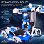 1023 4 Channels Remotely Deformed Car Police Model Car Toy Car - Image 5