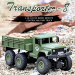JJR/C 1:18 2.4Ghz 4 Channel Remote Control Dongfeng 8 Six-wheeled Armor Truck Vehicle Toy(Green) - Image 2