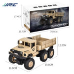 JJR/C 1:18 2.4Ghz 4 Channel Remote Control Dongfeng 8 Six-wheeled Armor Truck Vehicle Toy(Yellow) - Image 13