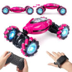 YDJ-D876 Gesture Sensing RC Stunt Car (Red)