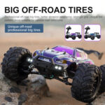 SCY-16101 2.4G 1:16 Electric 4WD RC Monster Truck Coupe Car Toy (Blue) - Image 3