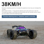 SCY-16101 2.4G 1:16 Electric 4WD RC Monster Truck Coupe Car Toy (Blue) - Image 5