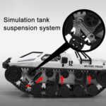 SG-1203 1:12 2.4G Simulation Remote Control EV Tracked Vehicle Tank Off-road Vehicle Model Car Toy (Grey) - Image 15