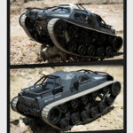SG-1203 1:12 2.4G Simulation Remote Control EV Tracked Vehicle Tank Off-road Vehicle Model Car Toy (Grey) - Image 16