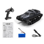 SG-1203 1:12 2.4G Simulation Remote Control EV Tracked Vehicle Tank Off-road Vehicle Model Car Toy (Grey) - Image 8