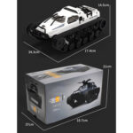 SG-1203 1:12 2.4G Simulation Remote Control EV Tracked Vehicle Tank Off-road Vehicle Model Car Toy (Grey) - Image 9