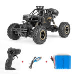 HD6241 1:16 Mountain-climbing Four-wheel Children Remote-controlled Off-road Vehicle Toy(Black)