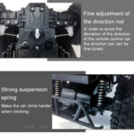 608 2.4GHz High-speed Electric Remote Control Car Off-road Vehicle Toy(Red) - Image 5