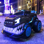 HD885J Devil Tooth Shape 360 Degree Upright Rotation Stunt Remote Control Car Electric Vehicle Toy (Blue) - Image 6