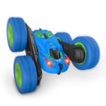 JJR/C Q9 2.4Ghz Remote Control Stunt Tumbling Car Vehicle Toy (Blue) - Image 3