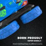 JJR/C Q9 2.4Ghz Remote Control Stunt Tumbling Car Vehicle Toy (Blue) - Image 6