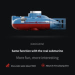 LSRC Mini USB Charging Remote Control Submarine Children Toy(Blue) - Image 6