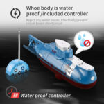 LSRC Mini USB Charging Remote Control Submarine Children Toy(Blue) - Image 10