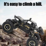 2.4GHz 4WD Double Motors Off-Road Climbing Car Remote Control Vehicle, Model:6141(Black) - Image 4