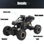 2.4GHz 4WD Double Motors Off-Road Climbing Car Remote Control Vehicle, Model:6141(Black) - Image 7