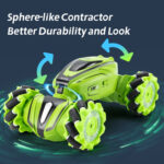 JJR/C Q110 2.4G Remote Control Stunt Climbing Drift Twist Car(Green) - Image 7