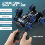 DM-558 Eight Wheel Stunt Drift Spray Remote Control Car, Specification:Single Control(Blue) - Image 2