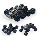 DM-558 Eight Wheel Stunt Drift Spray Remote Control Car, Specification:Single Control(Green) - Image 3