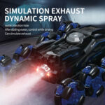 DM-558 Eight Wheel Stunt Drift Spray Remote Control Car, Specification:Single Control(Green) - Image 9