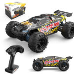 9302E 1:18 Full Scale Remote Control 4WD High Speed Car(Yellow) - Image 3