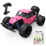 9303E 1:18 Full Scale Remote Control 4WD High Speed Car (Pink) - Image 2