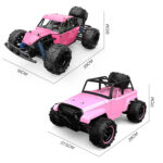 9304E 1:18 Full Scale Remote Control 4WD High Speed Car(Black) - Image 3
