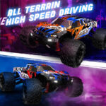 9501E 1:16 Full Scale Remote Control 4WD High Speed Car(Orange) - Image 7