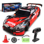 2.4G 1:16 4WD Drift RC Toy Car(Black Red) - Image 2