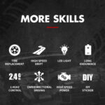 2.4G 1:16 4WD Drift RC Toy Car(Black) - Image 4