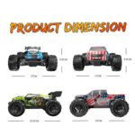 2.4G 1:20 Full Scale RC Off-road Vehicle(Blue) - Image 3