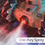 JJR/C Q126 Spray Bomb Drift Remote Control Car, Specification:Double Control Universal Wheel(Green) - Image 6