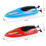 JJR/C S8 2.4G Mini RC Upright High Speed Stunt Boat(Red) - Image 2