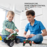 JJR/C Q148 2.4G Dinosaur Climbing Remote Control Car Monster Truck(Dark Brown) - Image 8