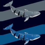 LS-XDU/RC B4 Remote Control Whale Toy Can Dive And Spray Water(Dark Grey) - Image 2