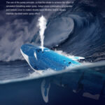 LS-XDU/RC B4 Remote Control Whale Toy Can Dive And Spray Water(Dark Grey) - Image 6