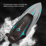 LS-XDU/RC B5 High Speed Remote Control Toy Boat with Colorful Light(Blue) - Image 4