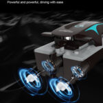 LS-XDU/RC B5 High Speed Remote Control Toy Boat with Colorful Light(Blue) - Image 5