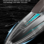 LS-XDU/RC B5 High Speed Remote Control Toy Boat with Colorful Light(Blue) - Image 7