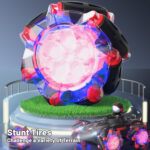 Q169 2.4G Magic Color Projection Stunt Remote Control Car(Black Red) - Image 4