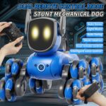 JJR/C Q200 Small Eight-wheeled Multi-function Remote Control Robot Dog(Blue) - Image 3