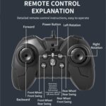 JJR/C Q200 Small Eight-wheeled Multi-function Remote Control Robot Dog(Blue) - Image 15