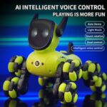 JJR/C Q200 Small Eight-wheeled Multi-function Remote Control Robot Dog(Blue) - Image 7