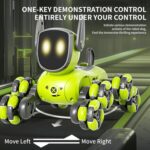 JJR/C Q200 Small Eight-wheeled Multi-function Remote Control Robot Dog(Blue) - Image 8